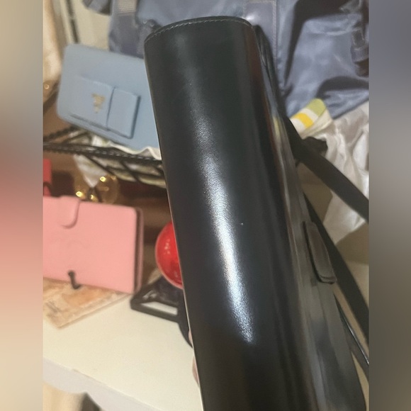 Vintage Gucci GG (gold) shoulder bag-dark blue/black - Picture 9 of 9